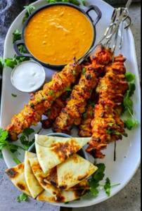 Chicken Kebab With Gravy