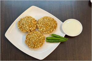 Sabudana Vada + Raita or dahi
