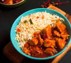 Chicken Manchurian Chop Suey Bowl