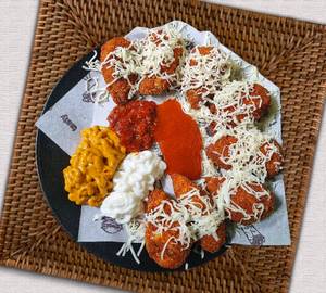 Veg Cheese Kurkure Fried Momos [7 Pieces]
