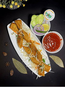 Veg Spring Rolls [Serves 1-2]