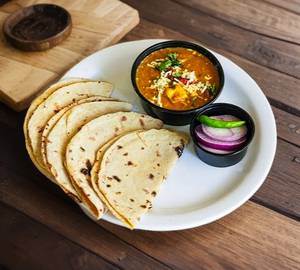 Paneer Masala/Rotib(4)/ Papad/Salad