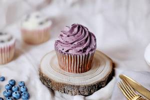 Blueberry Fresh Cup Cake Set Of 2