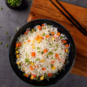 Veg Fried Rice [Serves 1- 2]