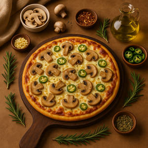 Mushroom Pizza