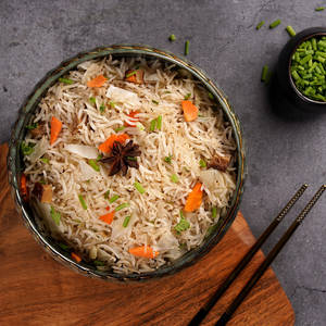 Moon Fan Fried Rice Veg [Serves 1- 2]