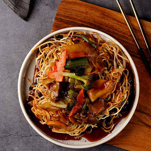 Pan Fried Noodles Veg