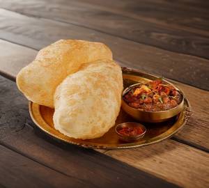 Chhole + 3 Bhature Big Size + Salad