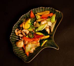 Veg Slice Schezwan Style (Dry)
