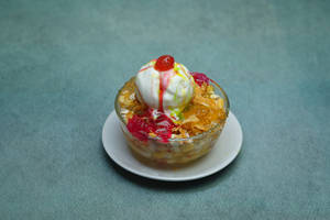 Fruit Salad With Ice Cream