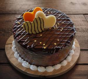 Half pound chocolate cake.