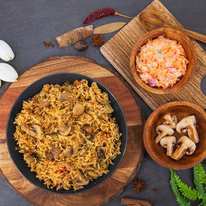 Mushroom Biryani