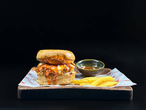 Korean Crunchy Chicken Burger