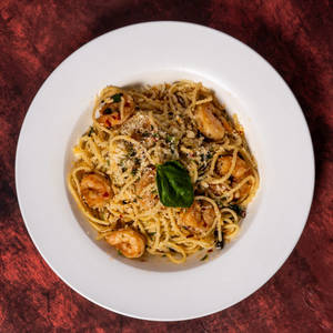 SPAGHETTI AGLIO E OLIO PRAWNS