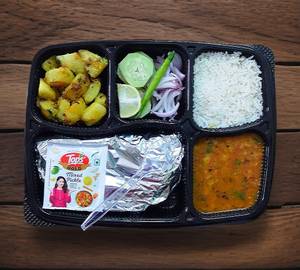 Plain veg thali