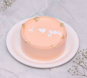 Valentine Soft Peach Pineapple Cake [Mini, 200 g]