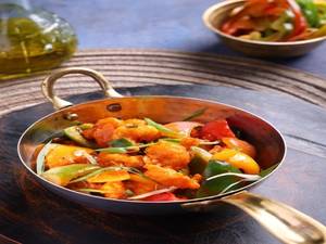 Wok Tossed Bird's Eye Chilli Prawns
