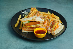 Chicken Fillet Club Sandwich