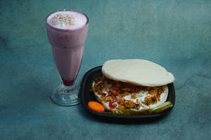 1 Plate Shawarma With 1 Milk Shake