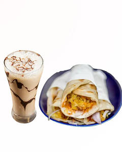 Paneer Roll & Cold Coffee Combo