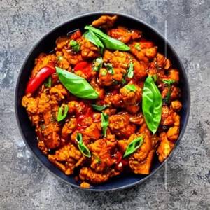 Chicken Chilli Basil Bowl