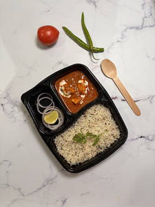 Jeera Rice + Paneer Makhni