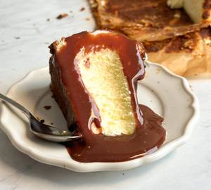 Burnt Basque Cheesecake with Chocolate Ganache