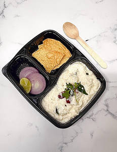 Curd Rice + Papad