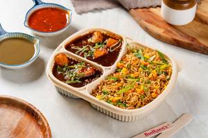 Chilli paneer with Fried rice - ( Combo )