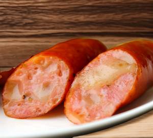 Chicken Cheese Sausage with Dip