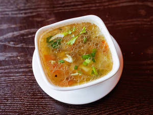 Chicken Clear Soup With Veg