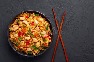 Chicken Schezwan Rice
