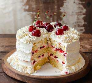 White forest cake 500 gm