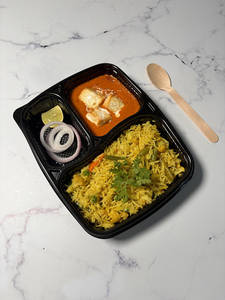 Pulao + Paneer Makhni