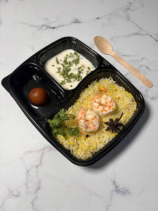 Half Prawns Biryani + 1 Gulab Jamun