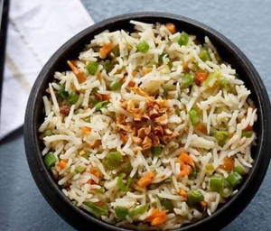Veg Burnt Garlic Fried Rice