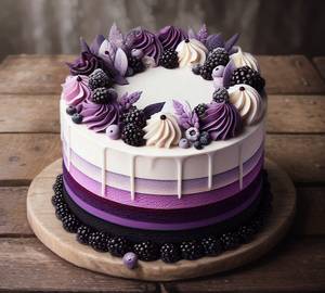 Blackberry cake