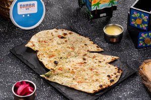 Garlic Tomato Cheese Naan