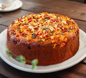 Fruit and nuts cake