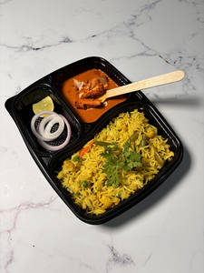 Pulao + Butter Chicken
