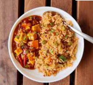 Veg Fried Rice & Chilli Paneer [2P]