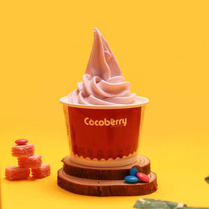 Blueberry Frozen Yogurt (without Toppings)