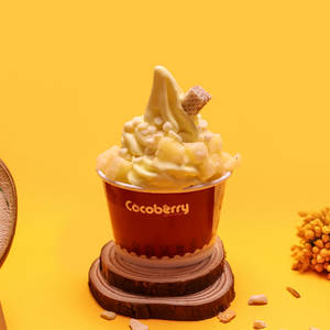 Pina Colada Frozen Yogurt (with Toppings)