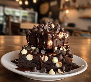 Crazy Choco Chips Brownie (Hot)