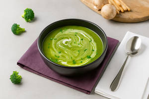 Cream Broccoli Sauteed Mushroom Soup