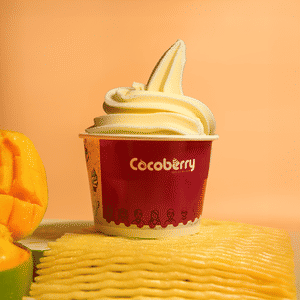 Mango Frozen Yogurt (without Toppings)