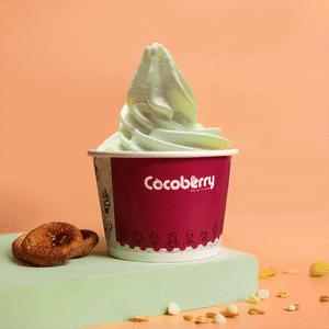 Green Apple Frozen Yogurt (without Toppings)