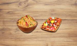 Chilli Garlic Noodle & Paneer Crispy Combo