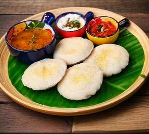 Ghee idli [4 pieces]