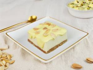 Rasmalai Cheesecake Slice